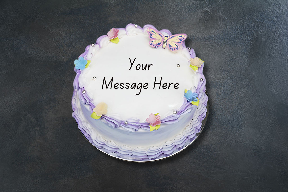 light-white-purple-birthday-cake