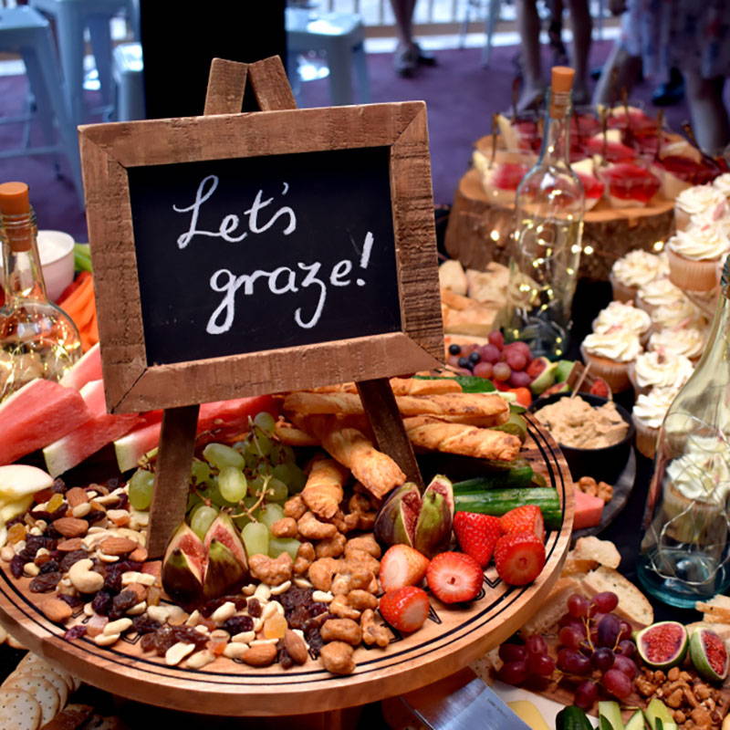 Grazing table in 2023  Wedding snacks, Party food buffet, Catering food  displays