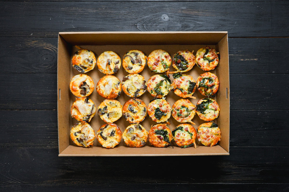 Savoury Frittatas Collection - 24 frittatas/box (GF)