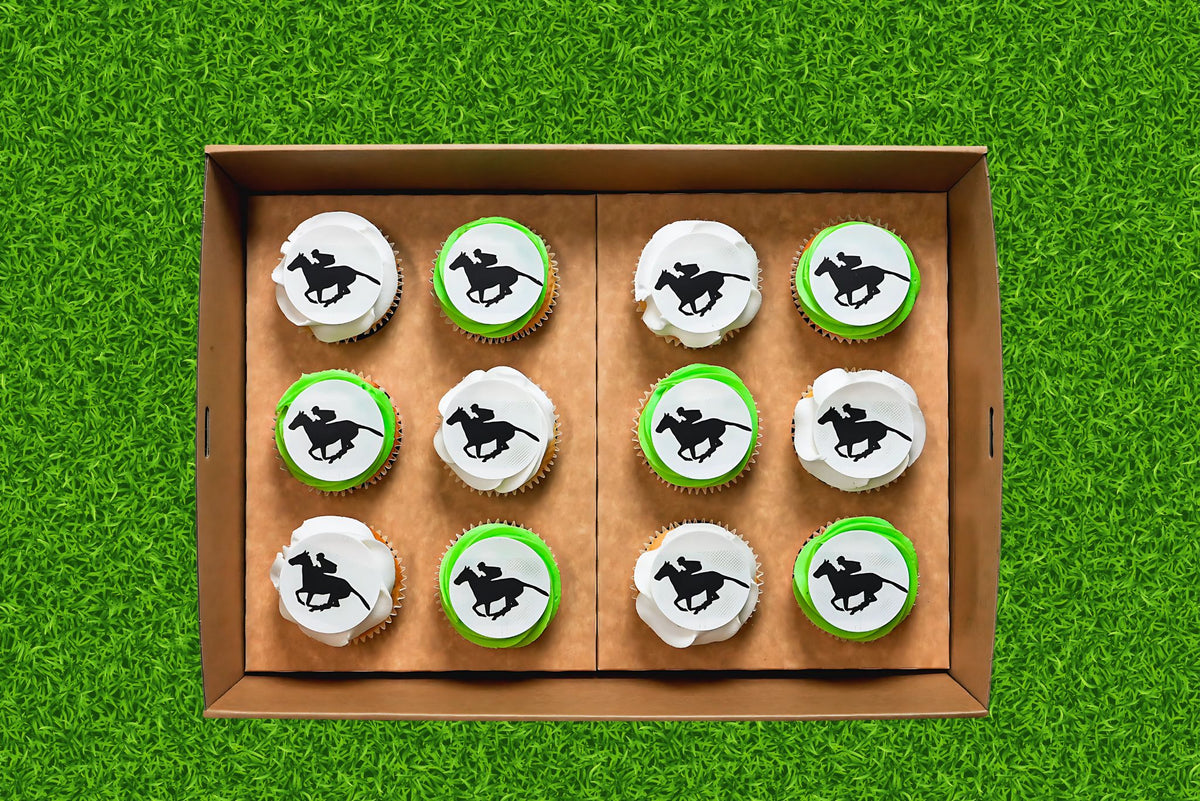 Melbourne Cup Cupcakes Box - 12 Cupcakes/Box (VEG)