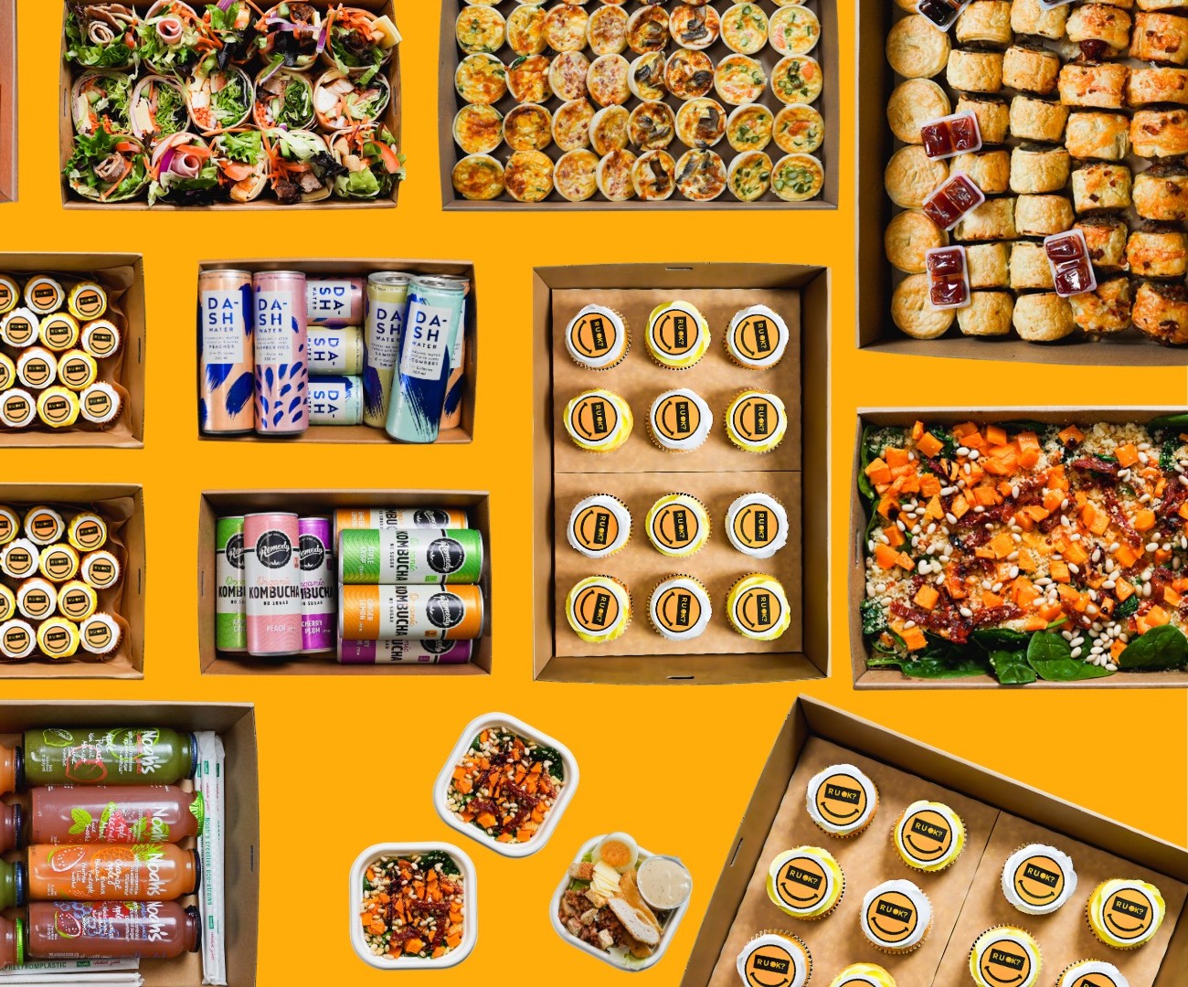 R U OK? Day catering Brisbane - Mr T's Bakery cupcakes and morning tea platters