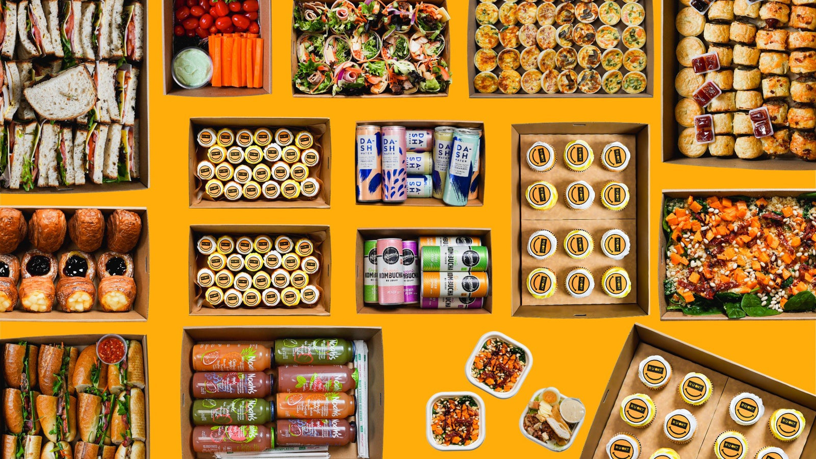 R U OK? Day catering Brisbane - Mr T's Bakery cupcake, morning tea and lunch platters
