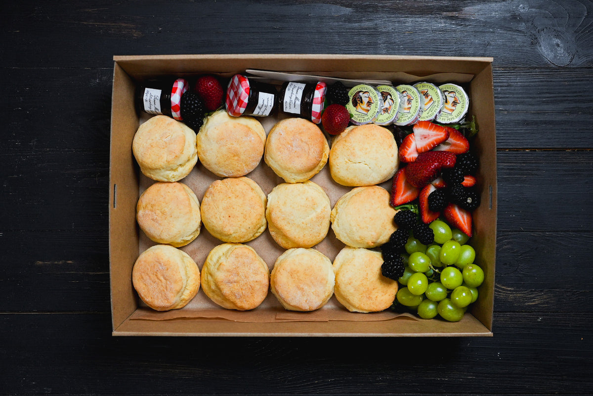 Tea Time Scones and Fruit Platter (VEG)