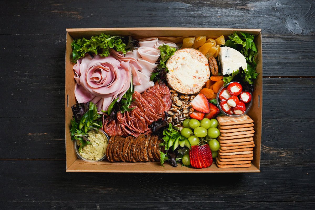 charcuterie and cheese platter