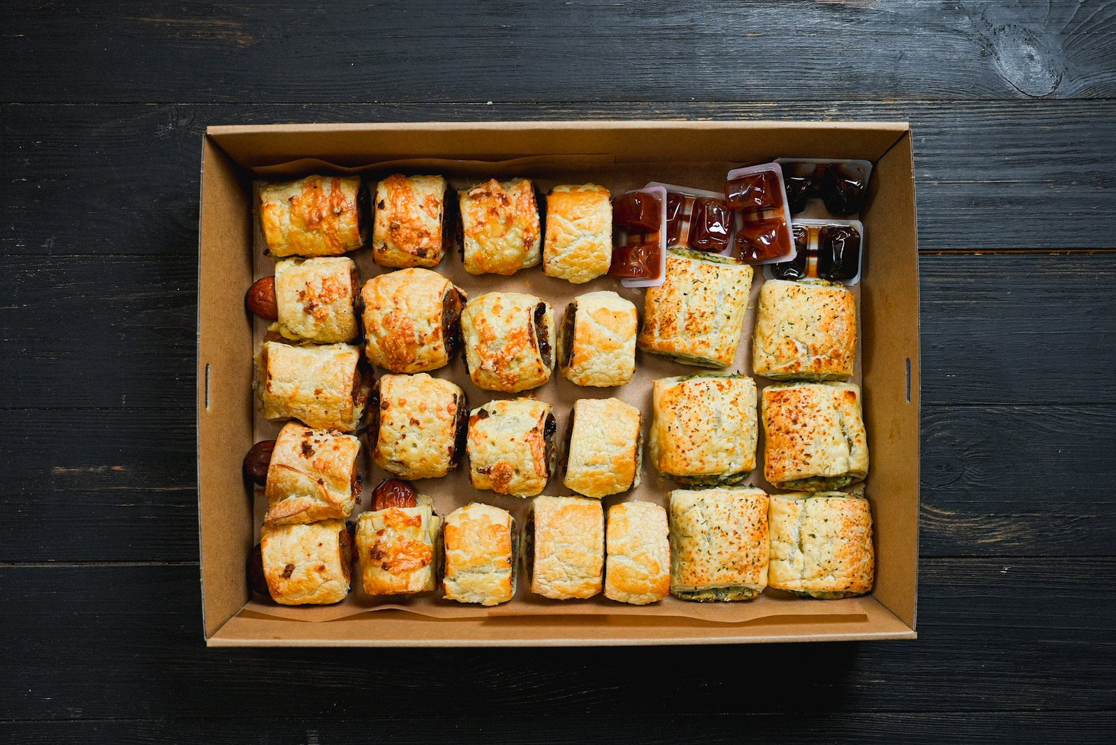 aussie-sausage-rolls-platter