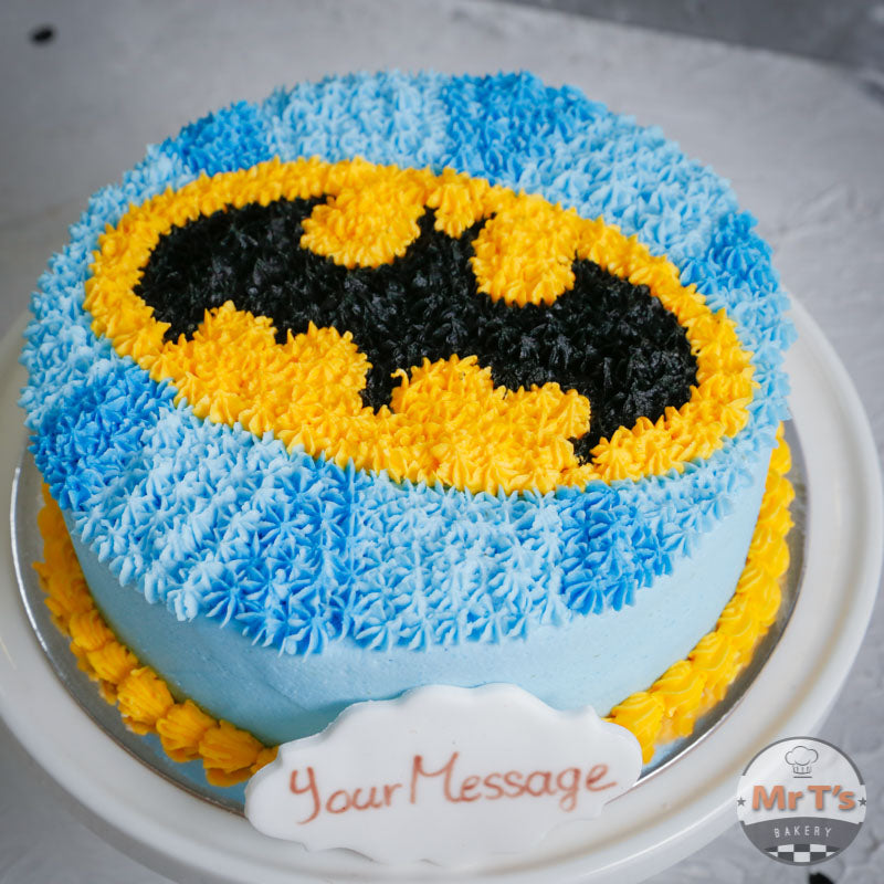 blue-and-yellow-bat-man-theme-cake