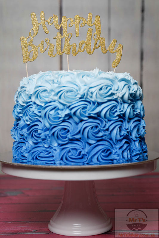 Blue Car Birthday Cake – Afrina Sweets