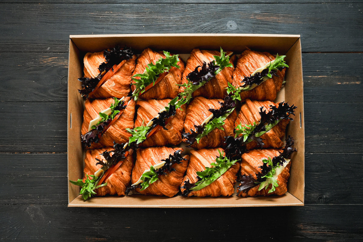 mini veggie croissants