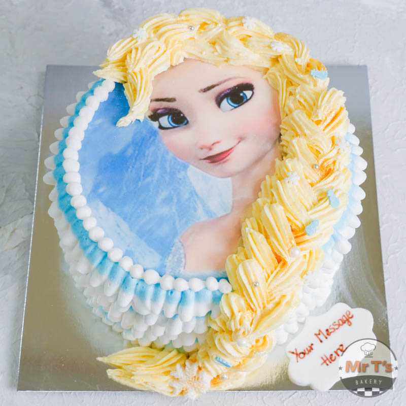 Frozen Round Edible Icing Cake Decoration | Frozen | Girls Birthday Party  Supplies - Discount Party Supplies
