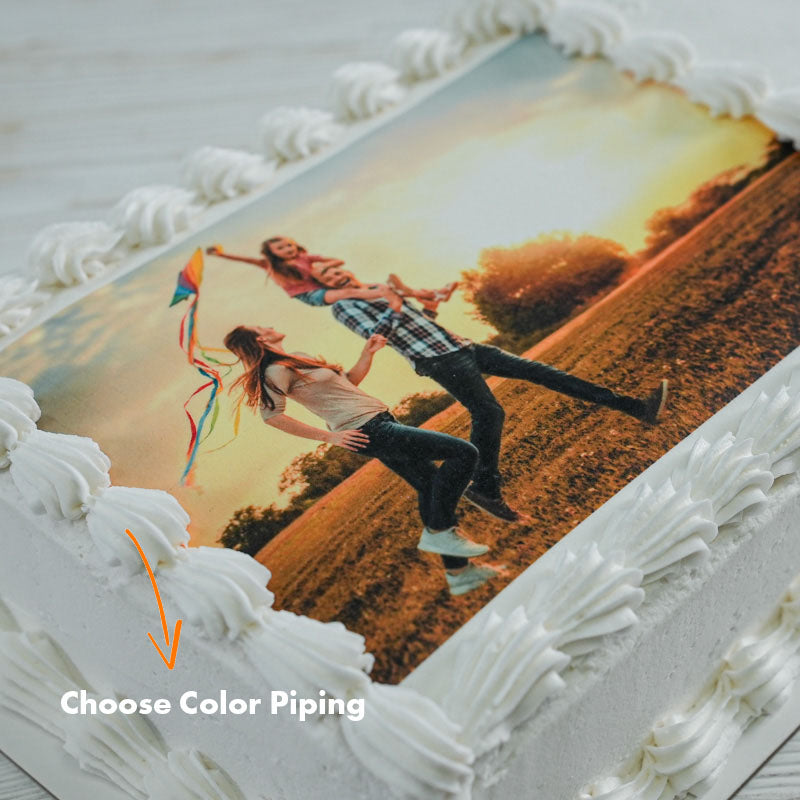 photo cake rectangle