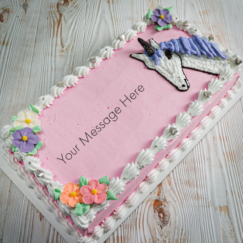 Pretty Pink Number 5 Rainbow Unicorn Birthday Cake | Susie's Cakes