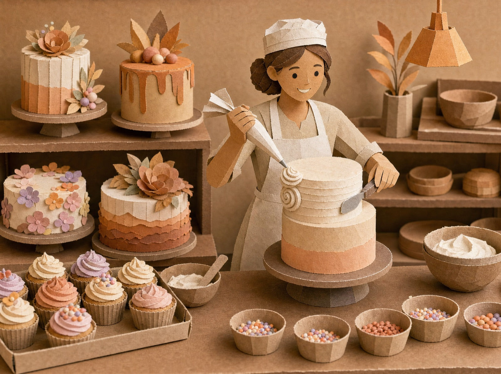 The cakes you'd be finishing